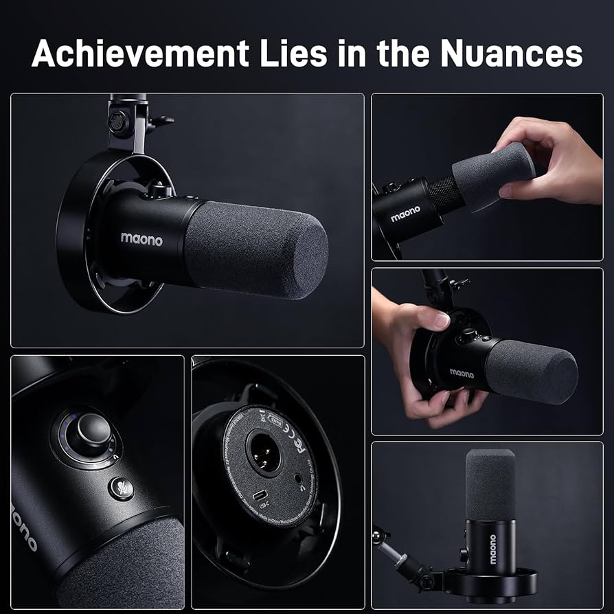 Amazon.co.jp: MAONO ダイナミックマイク-XLR USB ポッドキャスト録音 Amazon.co.jp: MAONO ダイナミックマイク-XLR USB ポッドキャスト録音